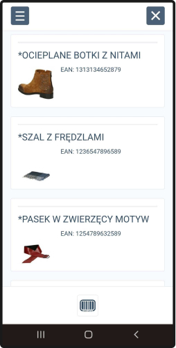Ścieżka zbierania produktów - zbieranie produkt po produkcie w Sellasist WMS.