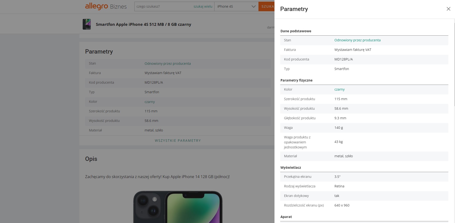 Parametry Allegro to atrybuty Sellasist.