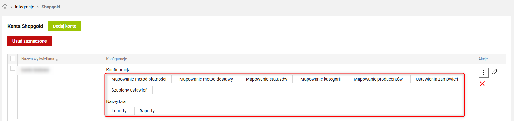 Wstępna walidacja i konfiguracja
