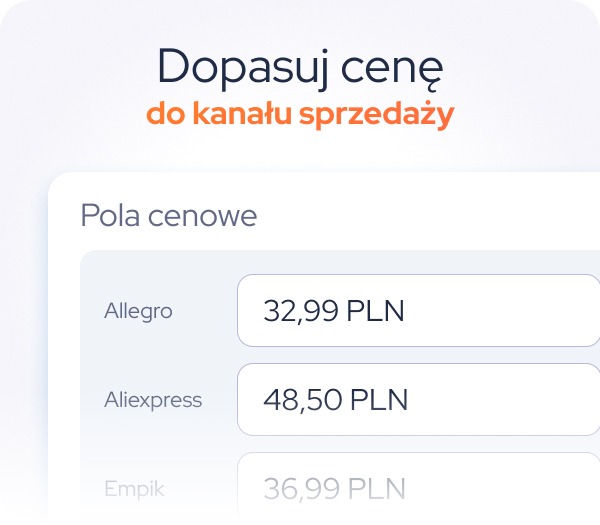Dodatkowe pola cenowe
